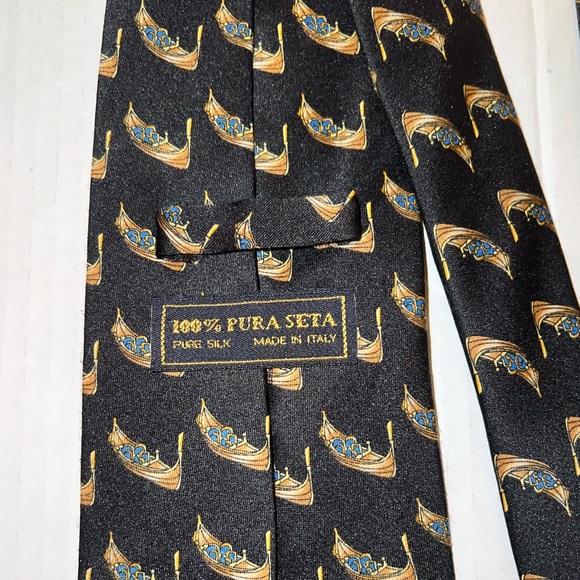 Gondola Silk Tie - Made in Italy - Picture 4 of 4